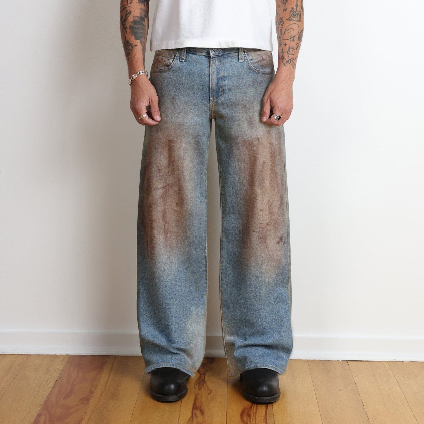 Hakama Denim | Straight-Wide, Low-Rise