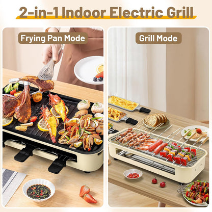 2 in 1 Indoor Smokeless Grill