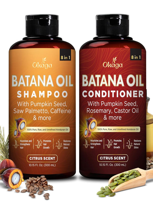 Batana Growth Shampoo & Conditioner Set