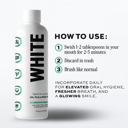 Spearmint Oil Pulling Rinse