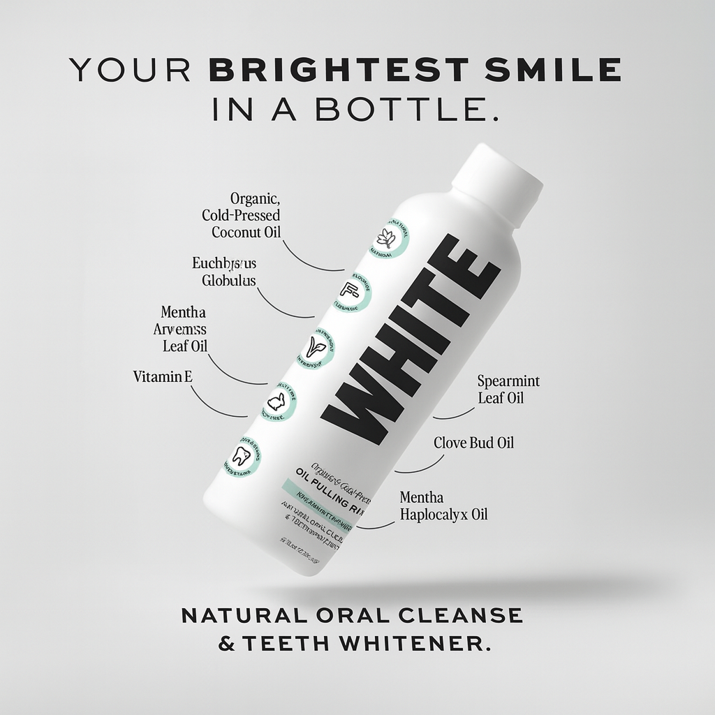 Spearmint Oil Pulling Rinse